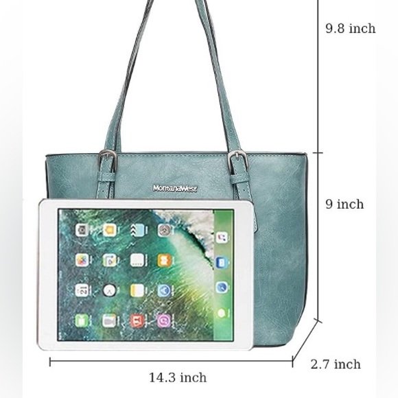 Turquoise handbag - Picture 2 of 3